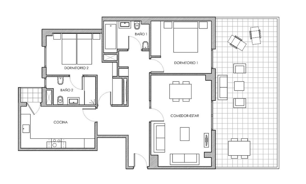 Atico Nuevo Con Terraza Peniscola Appartement Buitenkant foto
